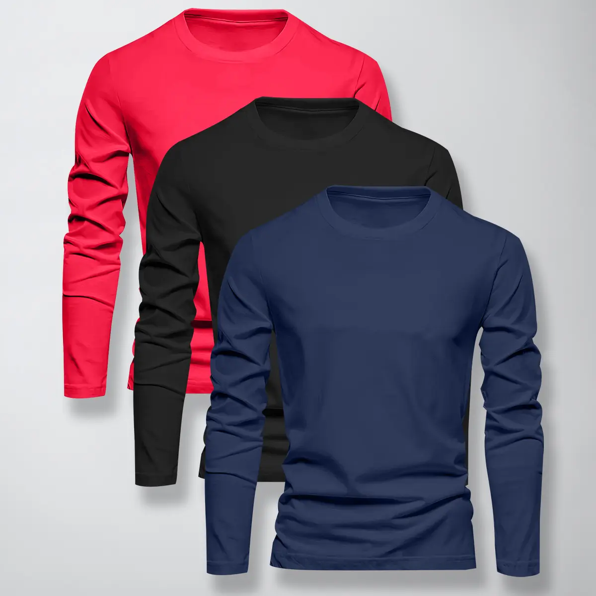 Navy Blue - Black - Red