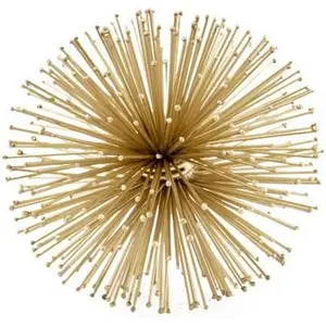 5067 Erizo Urchin Small  Sphere, Coffee Table Room Decor, Shelf Starburst Centerpiece, Spike Ball Decoration, , Office, 6" D