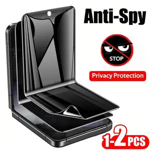 1-2Pcs High Quality EPU Privacy Anti Spy Peeping Hydrogel Film For Xiaomi MI MIX Flip 2 Mixflip 2 5G Soft Screen Protector