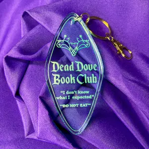 Dead Dove Book Club Keychain