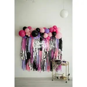Girly Goth Fringe Backdrop