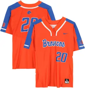 Boise State Broncos Team-Issued #20 Orange Jersey from the Softball Program - Size XL