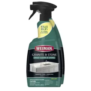 Weiman Granite and Stone Daily Cleaning and Shine Disinfectant 2pk