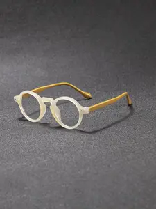 Unisex Tr90 Anti-Blue Light Glasses, Fashionable Casual Style, Suitable for All Seasons, Perfect for Travel, Beach Walks & Concerts