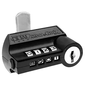 National Lock  Compx .88 In. Cylinder Dual Access Lock With Key 108