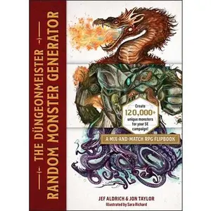 The Düngeonmeister Random Monster Generator: A Mix-And-Match RPG Flipbook -- Jef Aldrich, Hardcover
