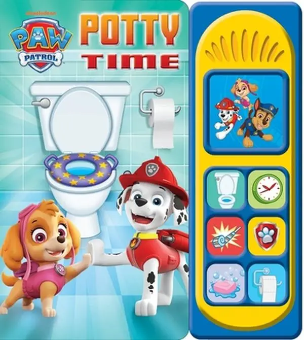 Nickelodeon Paw Patrol Potty Time Sound Book - Pi Kids Mixed Media Product, English, Story Time, 2-5 Years, 0.75 lbs, 8.7" h x 7.7" l x 0.5" w, With Battery