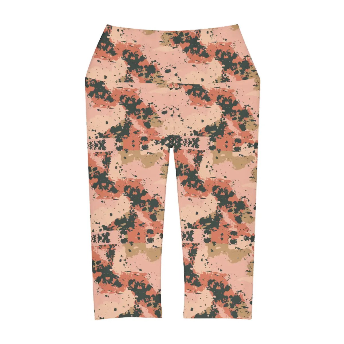 Dessert Camo #3 Yoga Capri Leggings