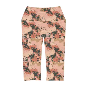 Dessert Camo #3 Yoga Capri Leggings