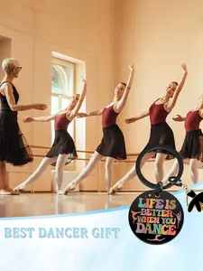Ballet Dancer Gift, Girl Dance Performance Gift, Cute Ballet Keychain, Creative Gift for Teachers, Ballet Accessories, Perfect Present
