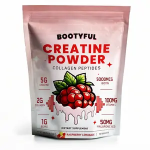 Creatine Monohydrate Powder for Women - Pink Lemonade – Packed with Collagen, Biotin, BCAAs, Hyaluronic Acid & Vitamin C – Lean Muscle & Skin Hydration Support – 30 Servings