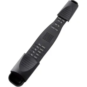 M&c Dual Sided Adjustable Measuring Spoon - Metering Spoon with Leveler in Gram & ML- For Dry or Liquid Ingredients, Baking, Cooking, , Spices - Black 1 count