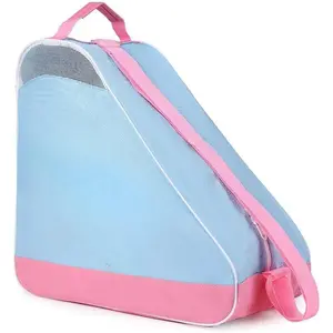 Heavy-Duty  Skate Bag with Adjustable  Strap - Fits Ice Hockey, Inline, Roller & Quad Skates, & Adults