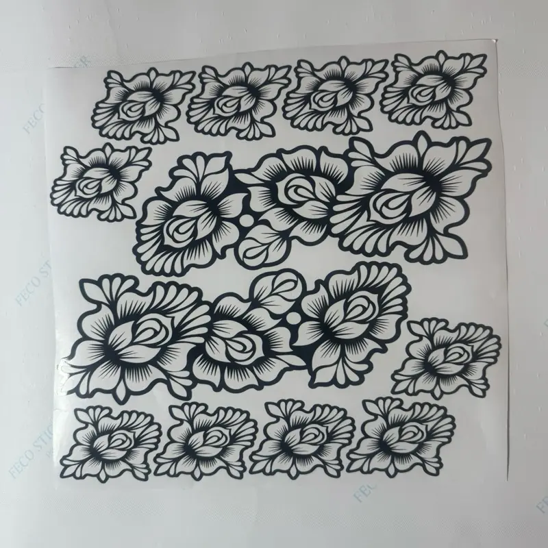 Henna Stencil Temporary Hand Tattoo - Backhand Pattern, Glitter, Easy-to-Apply Henna Paste Tattoo Stencil, Beauty & Personal Care Skincare Tool, Hand Tattoos