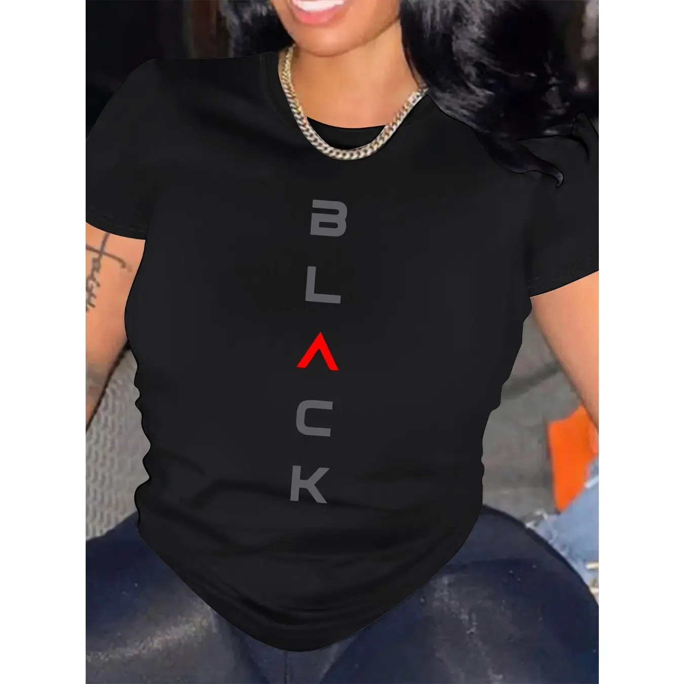 Customized Graphic T-shirt for Women, 100% Cotton Casual Shortsleeve Top with a Classic Fit, Garment, Tshirt, Unisex, Clothes, Casual Tee For Daily Wear
