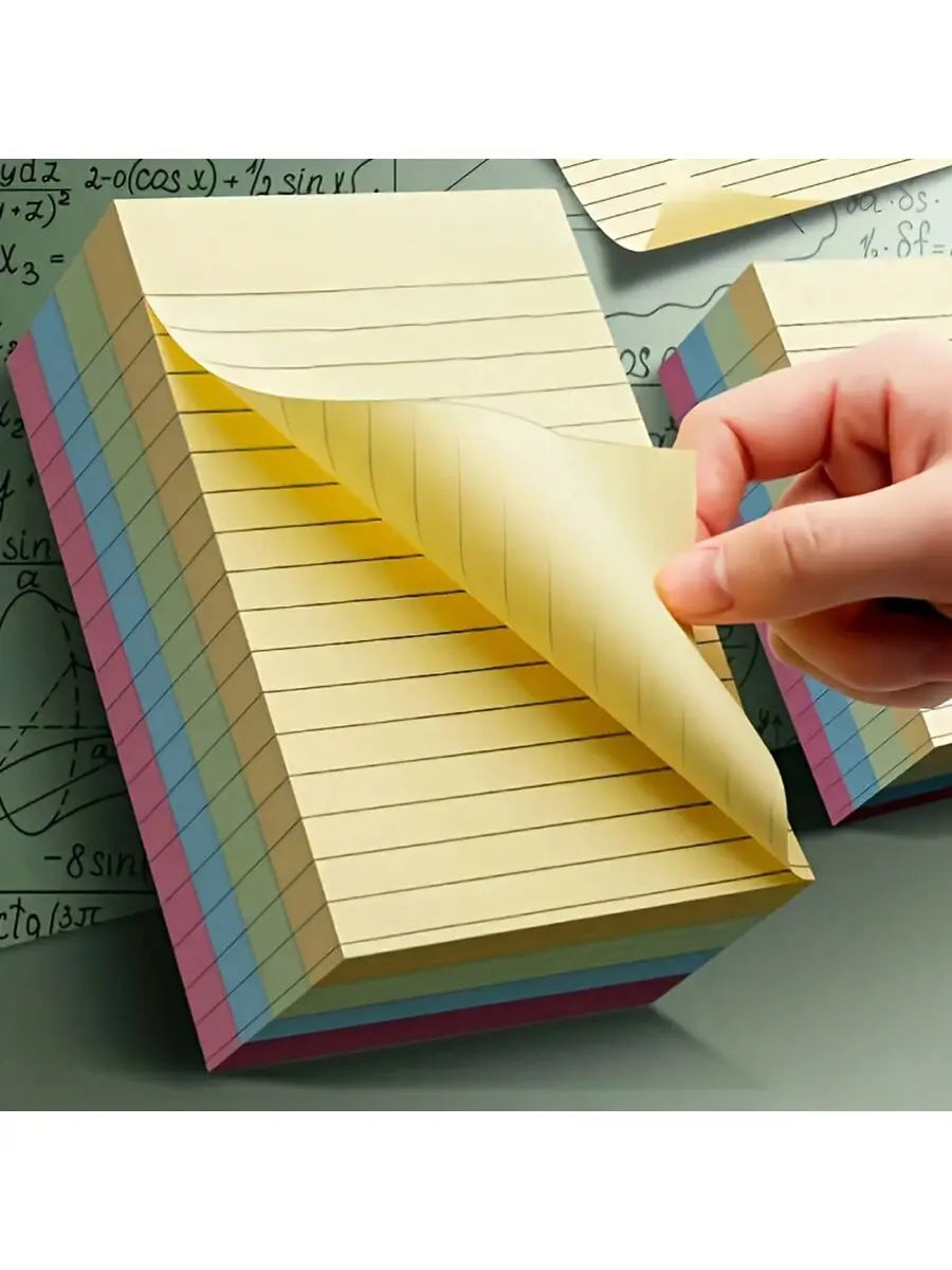 200-Piece Colorful Self-Adhesive Sticky Notes Set - Easy-to-Use Thread Stickers, Note Markers for Baking Kitchenware, School Organizations, 200 Pieces