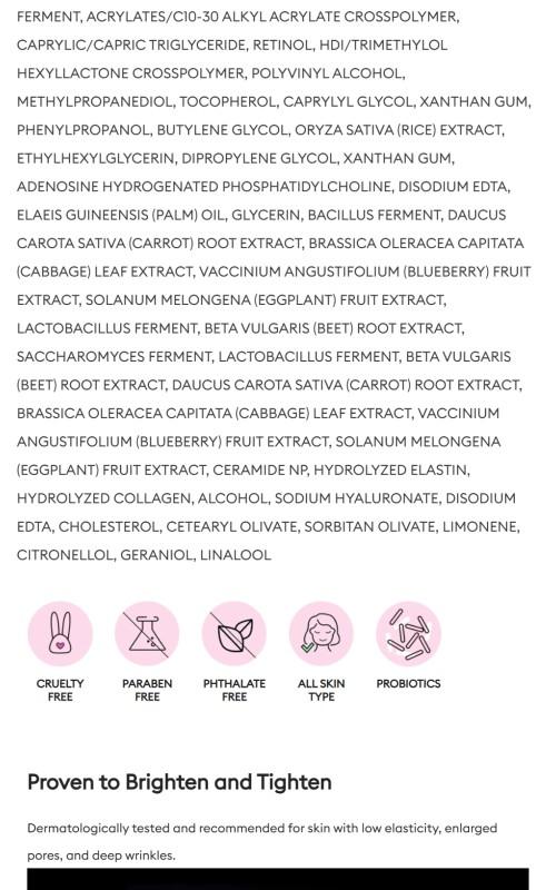 [MISSHA Official] Time Revolution Night Repair Retinol 500 Shot Cream