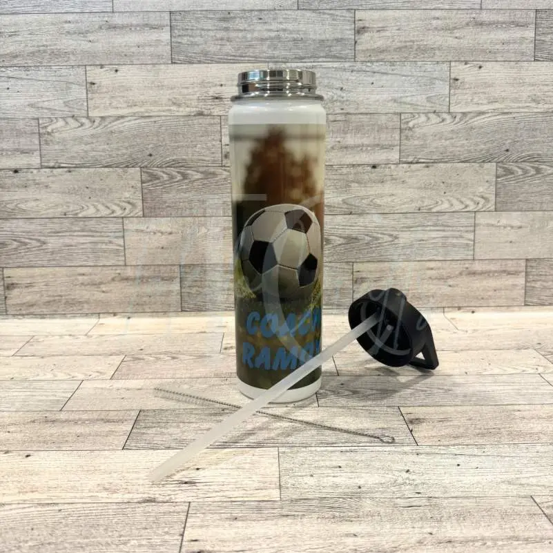 Custom Personalized Coach Water Bottle 24 oz