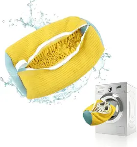 Washing Machine Shoe Bag, 1pc Durable Zipper Shoe Laundry Bag, Shoe Storage Bag, Shoes Washing Bag, Laundry Tools & Accessories for Home Laundry Room Protect Your Footwear during the Wash Accessories shoe washing,Mesh Accessory mesh laundry