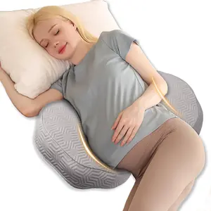 Pregnancy Pillow - Maternity Pillow for Pregnant - Wedge Pillows for Sleeping - for Back, Belly, Waist - Removable Cooling Cover