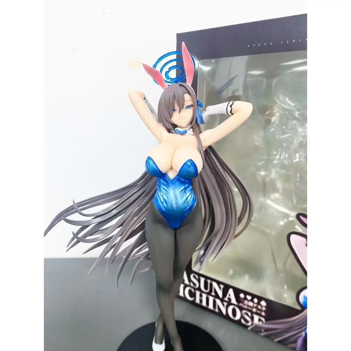 2CM Anime Game Blue Archive Ichinose Asuna Figure Bunny Girl Dress Sexy Animation Model Toys GiftsDecoration Ornaments PVC