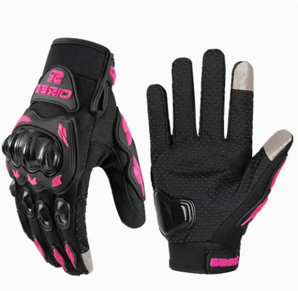 Full-finger motorcycle gloves for off-road bikes, crash-resistant, anti-slip and breathable, summer riding gear for mountain bikes, racing motorcycles and motorbikes