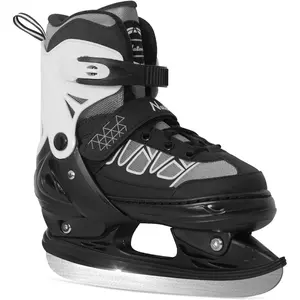 Ice Skates for Kids Boys and Girls -Adjustable Blue,Black,Pink,Purple Ice Hockey Skates,Warm and Soft Plush Lining and Enhanced Ankle Support