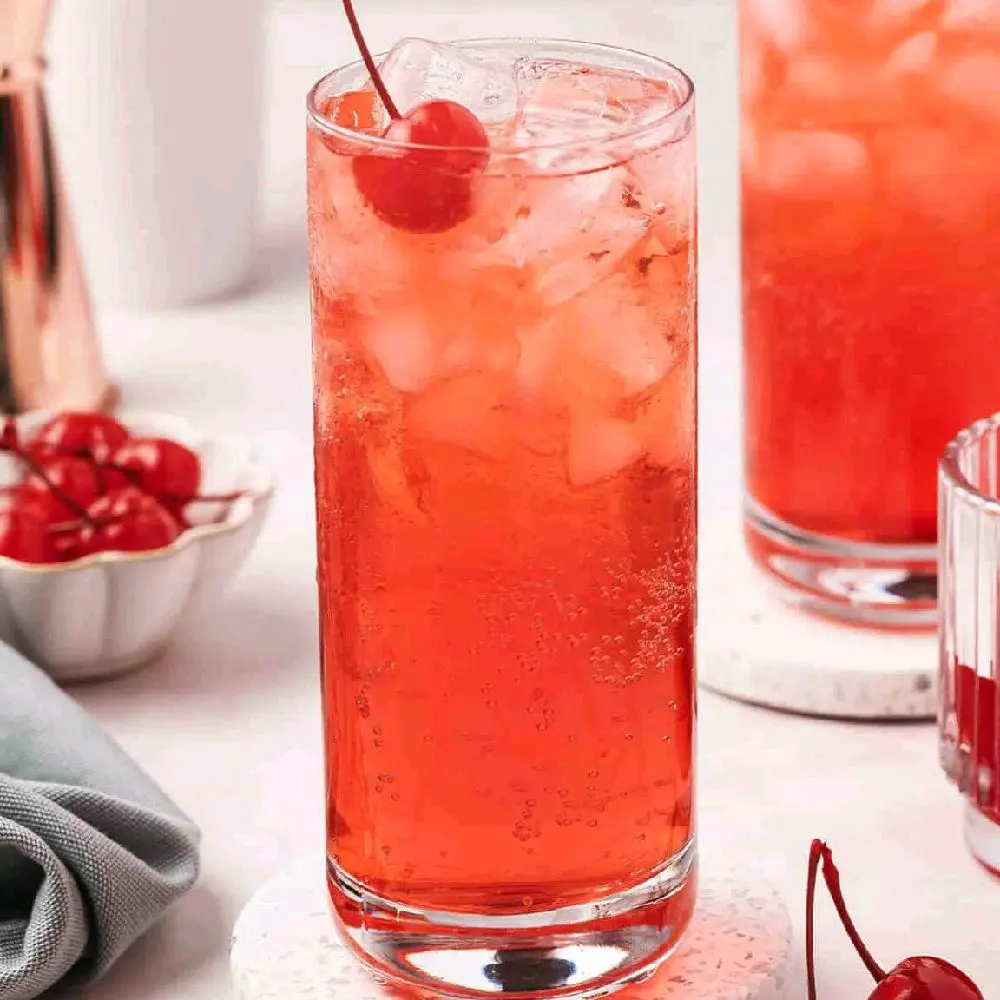 Grenadine Syrup - Sweet Pomegranate-Based Beverage Syrup, Room Temperature, Standard Size, 1L, Low Sodium, Convenient Choice for Parties