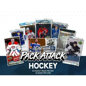 Gold Rush Hockey Pack Attack (10 Sealed Packs Per Box!)
