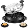 Chicken Shredder 8 Inches, Chicken Breast Shredder Tool, Cooked Meat Shredder With Clear Lid, Ergonomic Design, Auti-slip, Easy To Clean, Chicken Shredder Tool Twist, Chicken Grinder