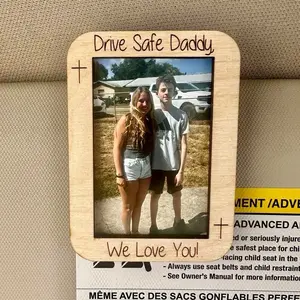 Christian Fathers Day Photo Visor Clip