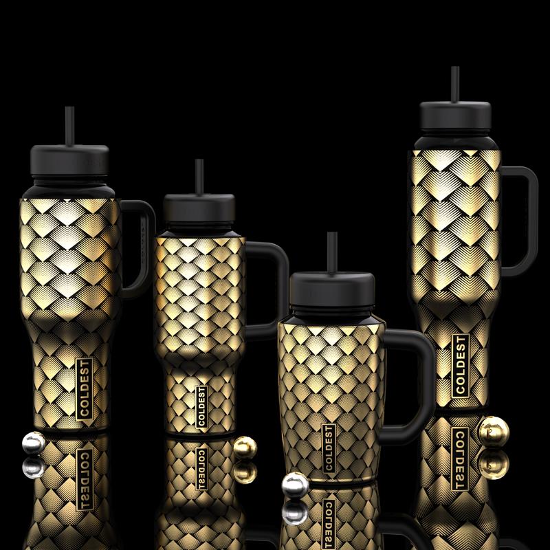 COLDEST 15oz Limitless Ultra V8 – Premium 15oz Stainless Steel Insulated Bottle | Leakproof, Ultra Cold, Durable Hydration for Gym, Work, Travel, School & Daily Life | Compact Metal Bottle with All-Day Ice Retention & Tough Design