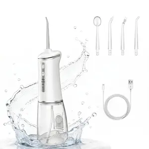 Water Flosser for Teeth Cleaning, Cordless Portable Oral Irrigator with 350ML Water Tank, Rechargeable IPX7 Waterproof Water Picks for Teeth Cleaning and Flossing, Braces, Gums, Travel & Home & Gift
