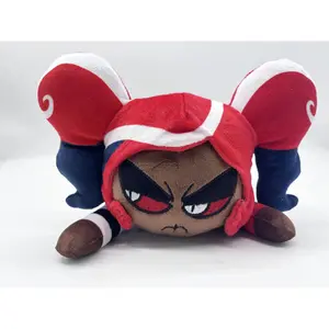 Hazbin Hotel Vox Velvette Valentino Plush Doll Cute Anime Merchandise Toy Suitable for Children's Birthday and Christmas Gifts