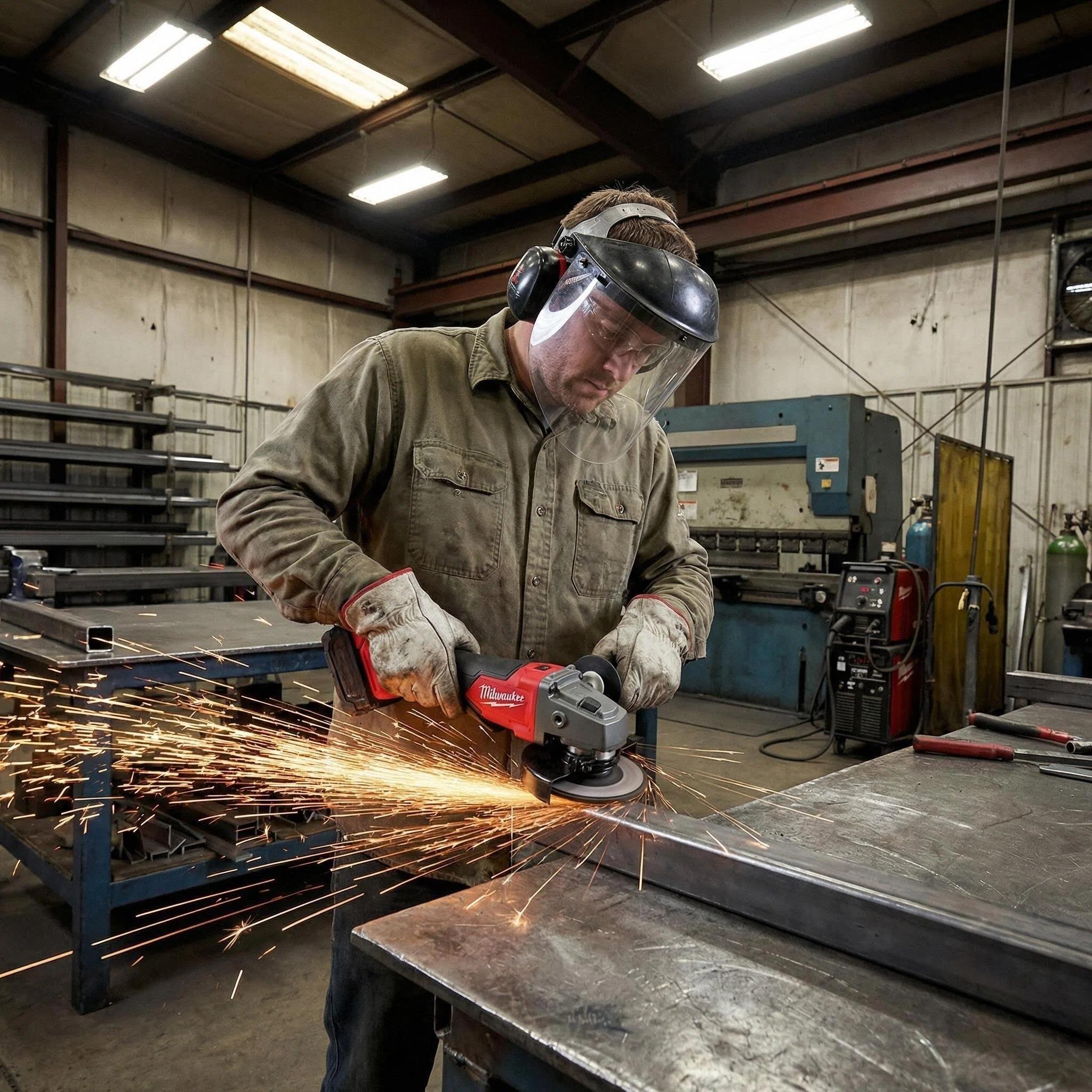 Milwaukee M18 125mm Brushless Angle Grinder 16 lines 4 d laser professional power tool m14 spindle