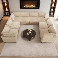 Beige Plush Corduroy