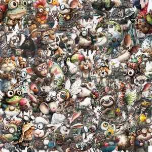 50 Transparent Punk Sticker Pack Waterproof Pet Handmade Decoration Guitar Notebook, Flat Stickers for Journaling and DIY Projects, Creative Craft Kit