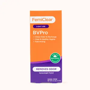 FemiClear BVPro Cream for Feminine Odor - Fast-Acting, Natural Ingredients & Gynecologist Tested