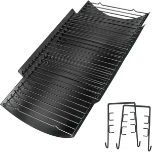 Adjustable Ash Pan for Charer Charbroil  Charcoal Tray Metal Ash Drip Trays Catcher 23.62" to 35.43" 1224 1324 2121 Fire Grate for Oklahoma Joe Royal Gourmet Replacement