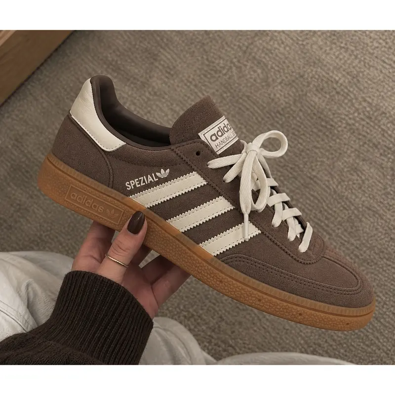 Adidas Handball Spezial Earth Strata Gum Womens Fashion Shoes New