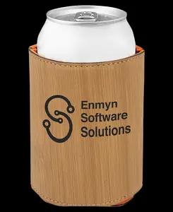 Custom Engraved Leather Can Koozie