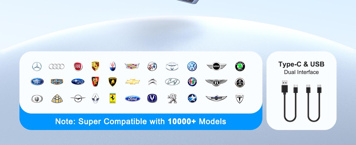 Wireless Car Adapter: StreamNetflix/YouTube/TikTok/Google Play,Fits Factory Wired CarPlayVehicles  Fast Car Video BoxPlug & Play