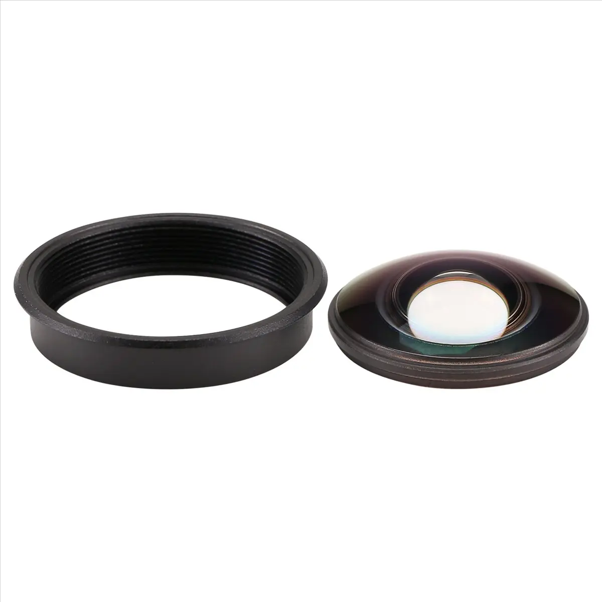 Wide-Angle Fisheye Replacement Lens for X3 & X4 Action Cameras, ABS Repair Part with Easy Screw-On Installation for a Sharp Picture