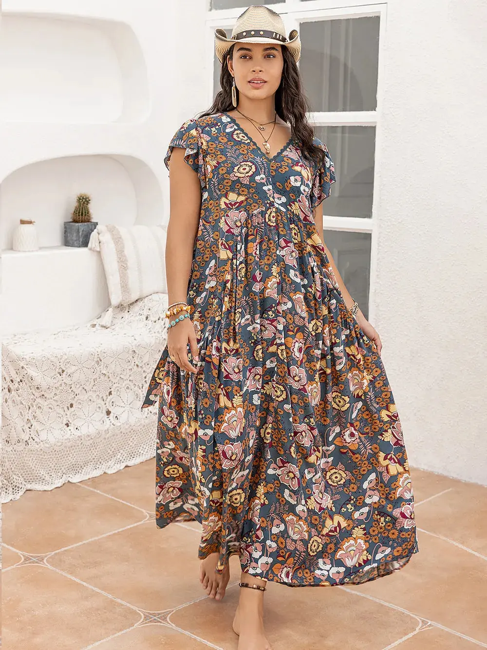 maxi jean dress Women's Roan Denim Maxi Dress | Blue