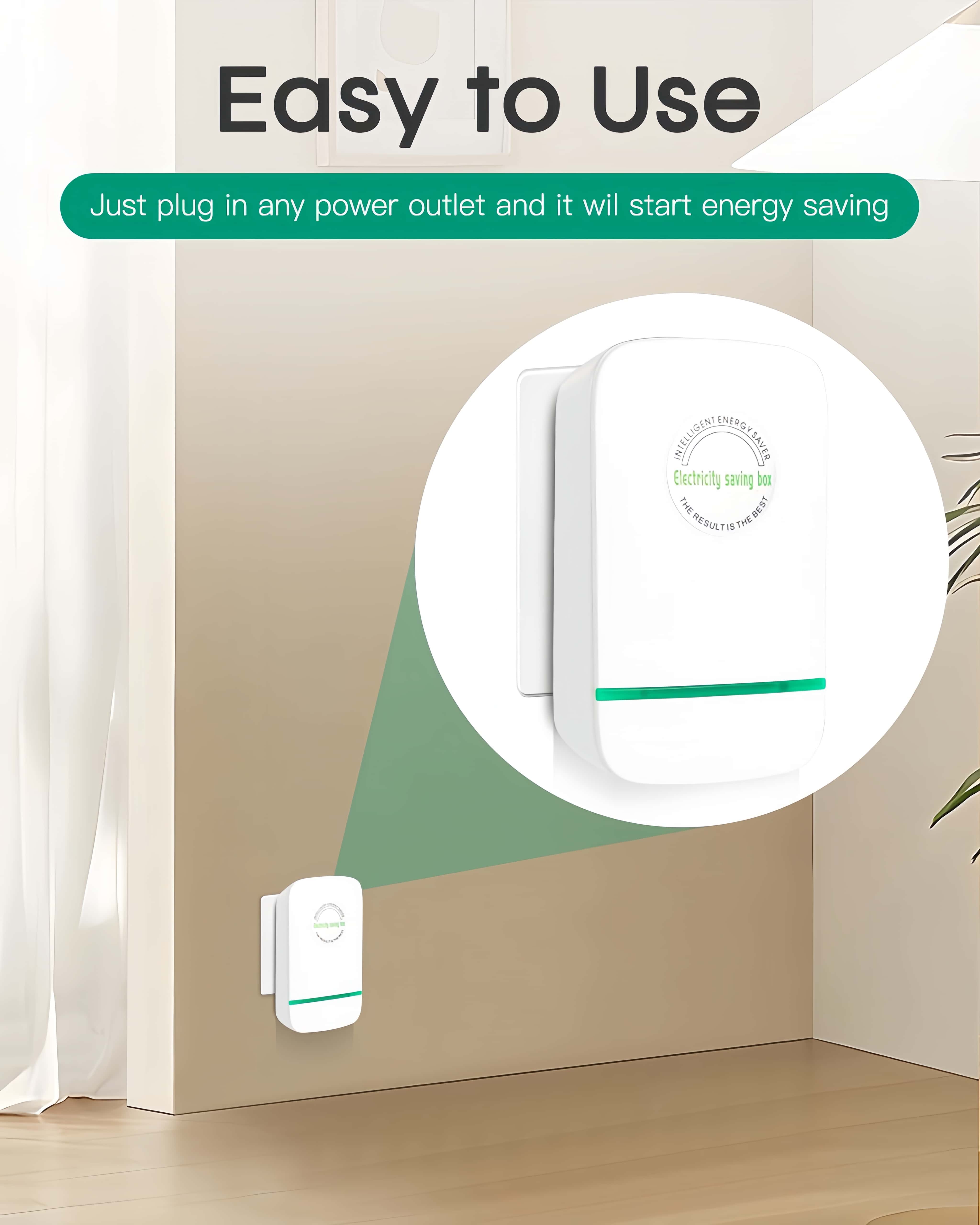 【BUY 1 GET 1 FREE】SmartPlug Device, Stop Watt Device Plug-in for Home & Office US Plug 90V-250V 30KW