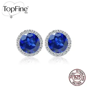 Women's Elegant Vintage-Inspired Blue Tanzanite Stud Earrings, 925 Sterling Silver Hypoallergenic, Perfect Gifts for Weddings Christmas Valentine's Day Mother's Day Wedding Jewelry