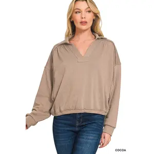 CloudSoft Collared Pullover