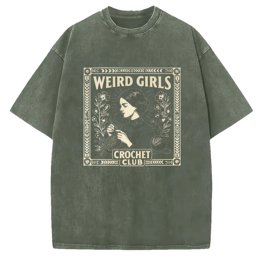 Washed T-shirt-Green