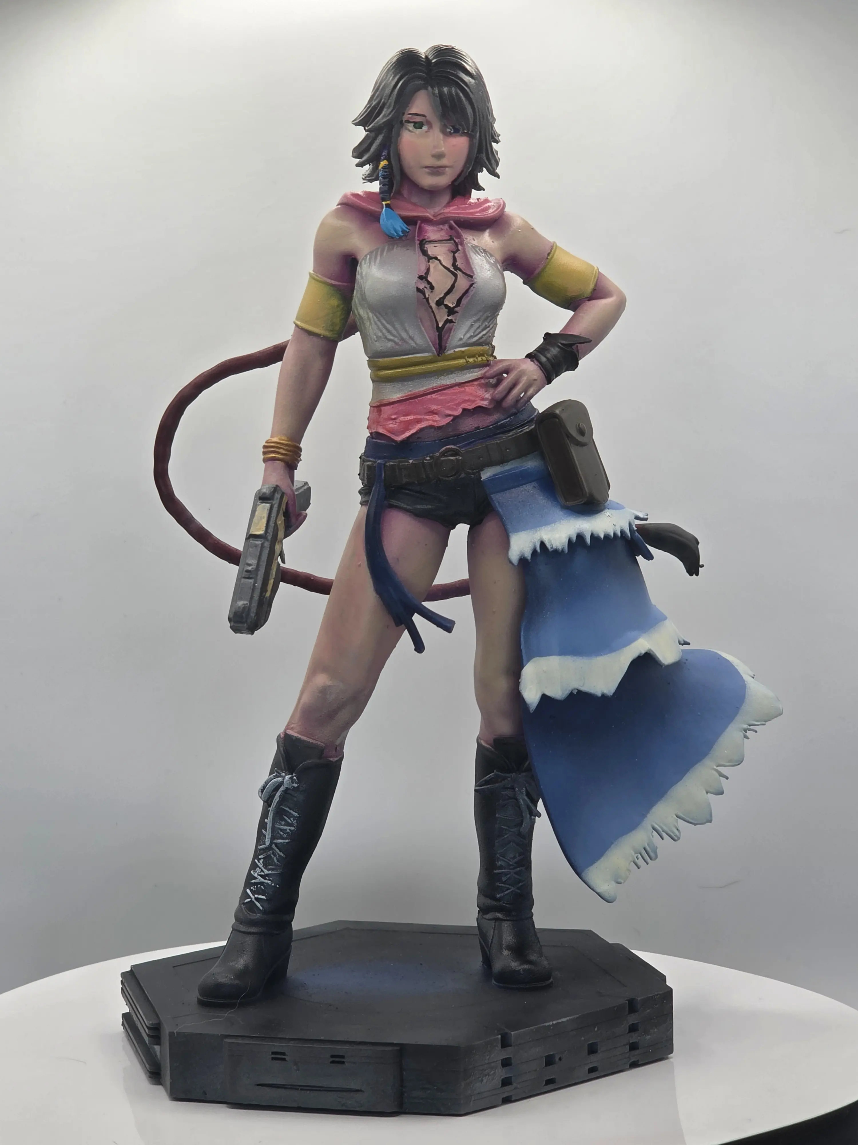 Yuna (Final Fantasy X-2) Figurine – Hand-Painted 16K ABS Resin