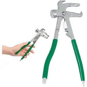 Heavy-Duty Wheel Weight Hammer - Versatile Wheel Weight Pliers with Rust-Resistant Stainless Steel Construction - Includes Cutting Blade and V Notch - 9.8 x 3.9 inches